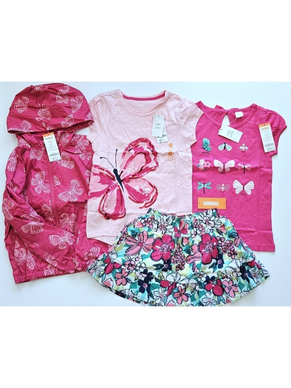 Gymboree NEW NWT Island Hopper  7-8 Tee Top Jacket Skirt Lot
